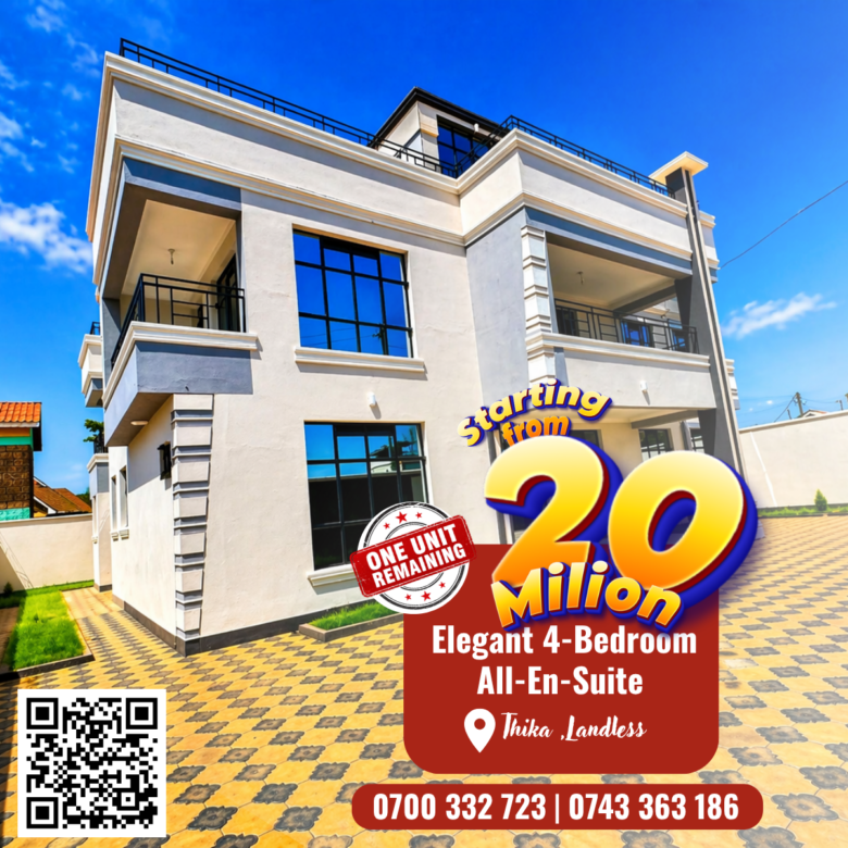 KMLS Guide: The Rise of Modern Townhouses in Kenya — From Ngong to Thika